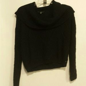 Guess black cowl neck very soft sweater